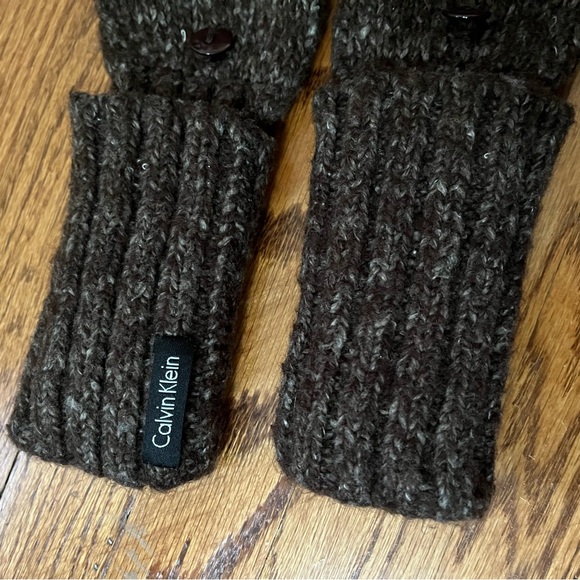 Calvin Klein Gloves/Mittens, Brown - Picture 2 of 3
